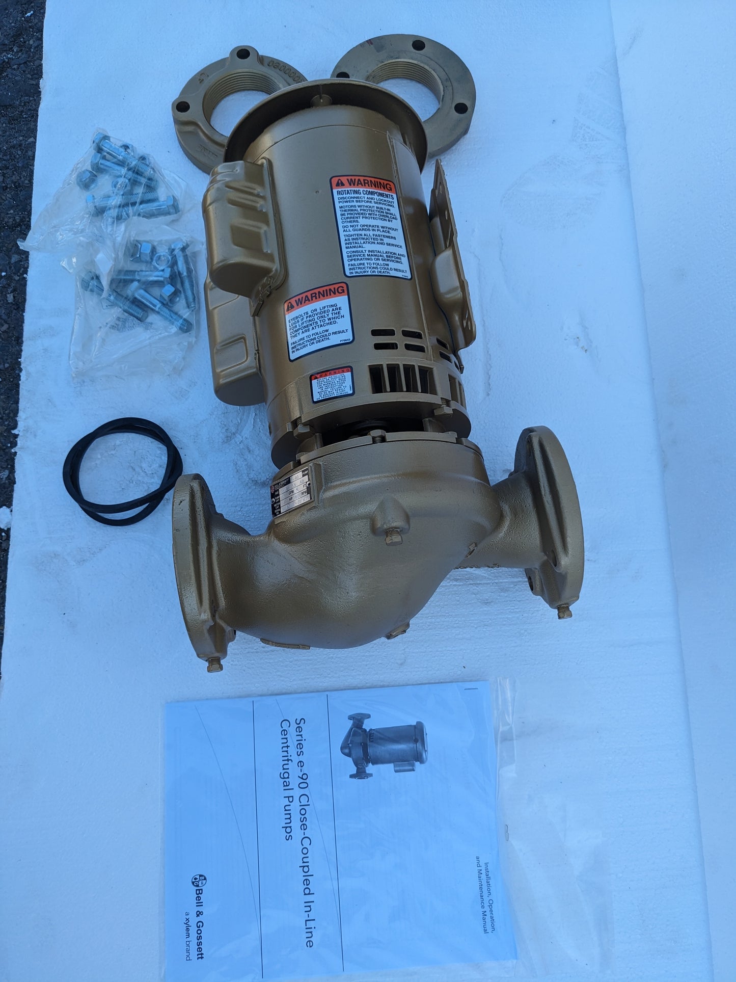 BELL & GOSSETT PUMP E-90 3AAB 3.5 AB 3600 HP 2 NEW S-343