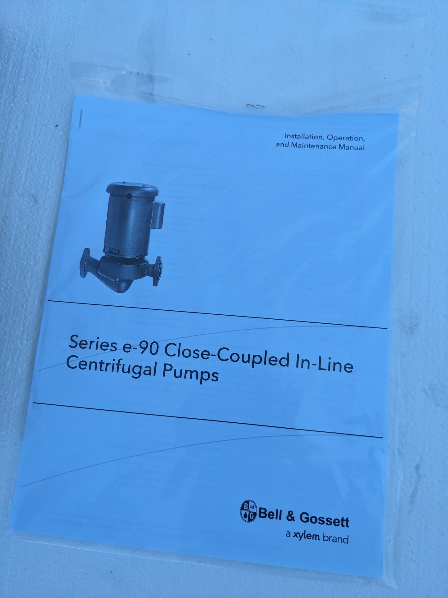 BELL & GOSSETT PUMP E-90 3AAB 3.5 AB 3600 HP 2 NEW S-343