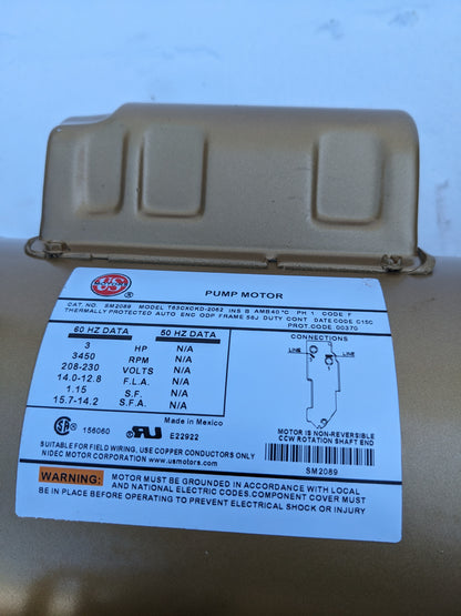 BELL & GOSSETT PUMP E-90 3AAB 3.5 AB 3600 HP 2 NEW S-343