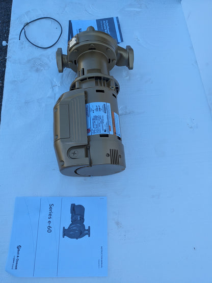 BELL & GOSSETT 1EF160LF PUMP E-60 1X5.25 BE652S-ECM NEW S-343