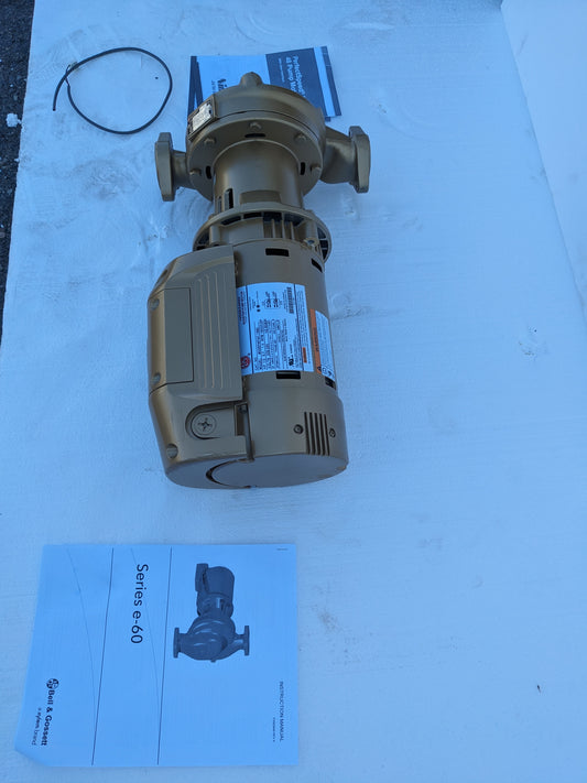 BELL & GOSSETT 1EF160LF PUMP E-60 1X5.25 BE652S-ECM NEW S-343