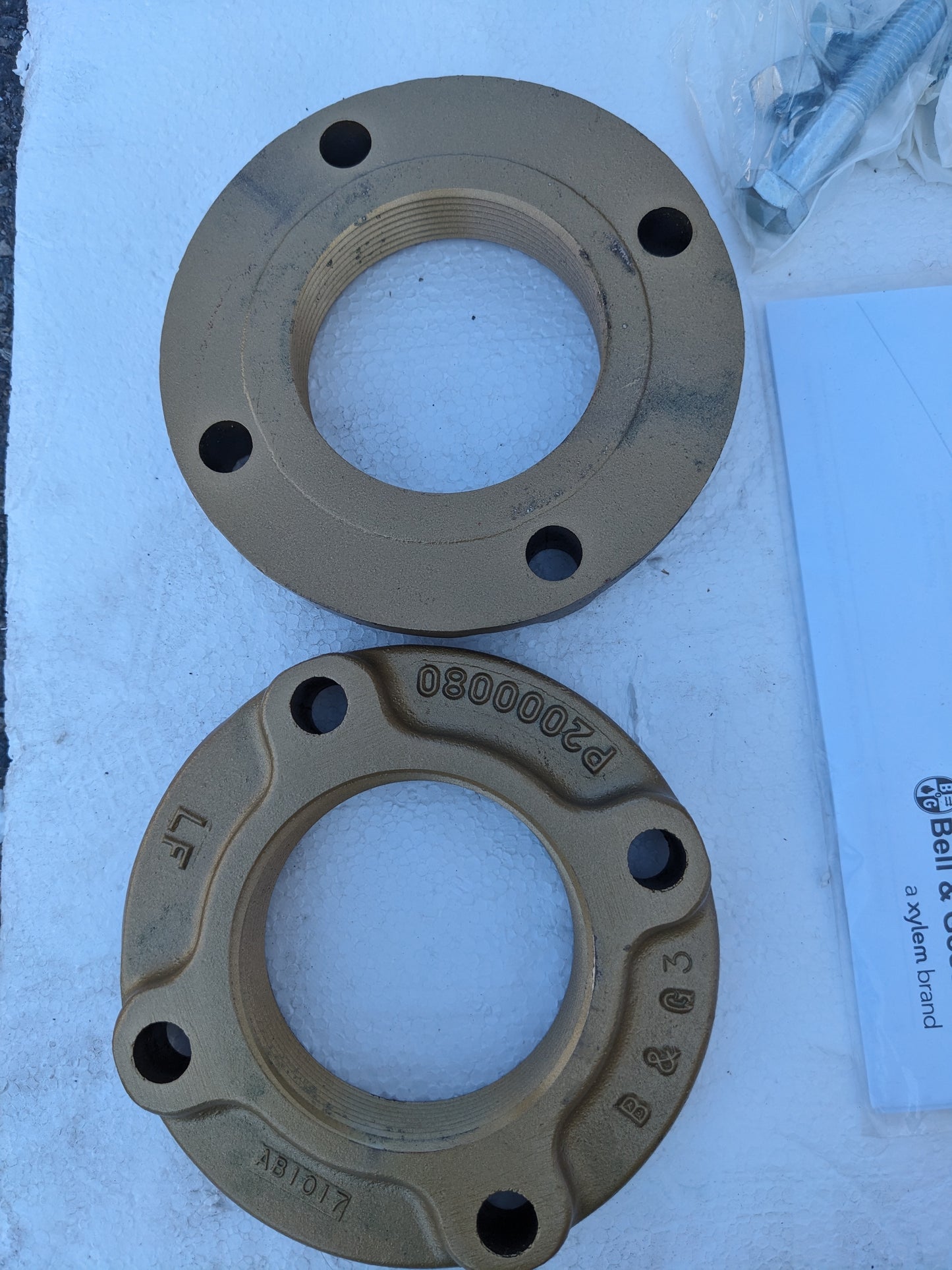 BELL & GOSSETT PUMP E-90 3AAB 4.875AB 2 NEW S-343