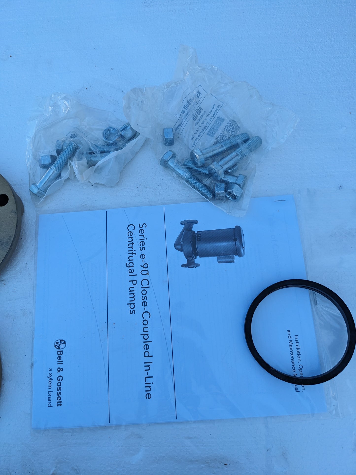 BELL & GOSSETT PUMP E-90 3AAB 4.875AB 2 NEW S-343