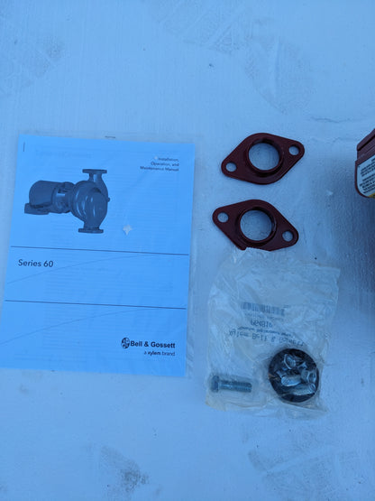 BELL & GOSSETT 172708LF SERIES 60 PUMP BF 1.25X5.25 1/3HP 115/230V NEW S-343