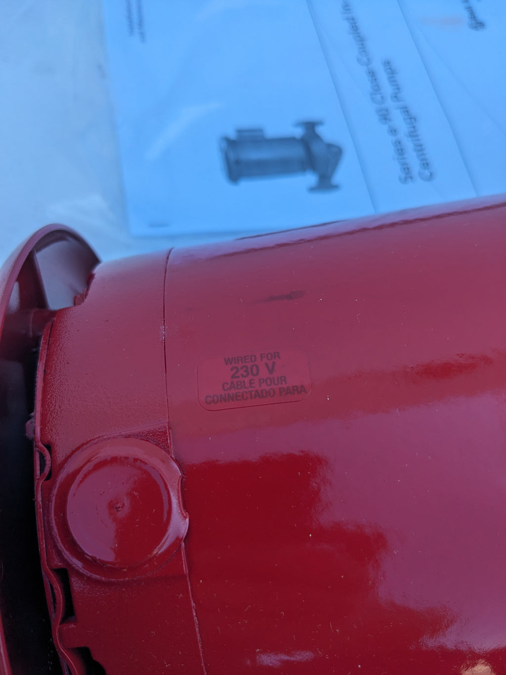(DAMAGED) BELL & GOSSETT SERIES E90 PUMP 2AB 7BF 2HP 208-230/460V 60HZ NEW S-343