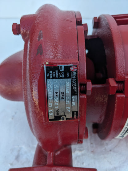 BELL & GOSSETT SERIES E90 IN-LINE CENTRIFUGAL PUMP 1.25AAB 5.25BF 1-1/2HP NEW S-343