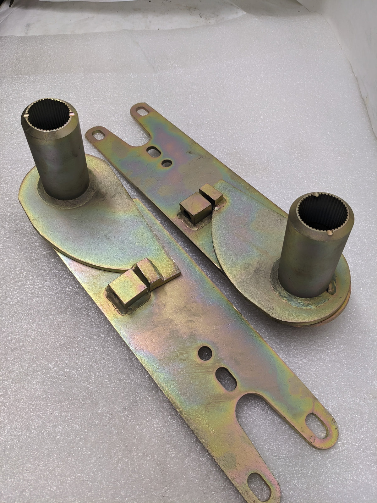 SWAY-A-WAY 5501 ADJUSTABLE SPRING PLATE PAIR ONLY FOR PORSCHE 911 USED R20