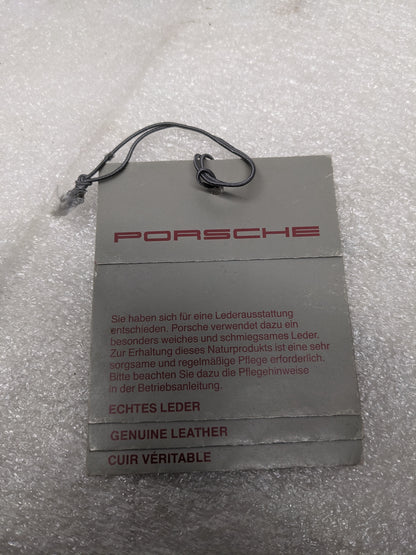 PORSCHE 944/944S/944 TURBO OWNER'S MANUAL RED W/ LEATHERETTE CASE USED R20T8