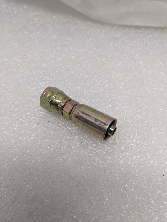 EATON 04E-604 STRAIGHT HYDRAULIC HOSE FITTING 1/4" HOSE DIAM 7/16-20 SAE NEW R13