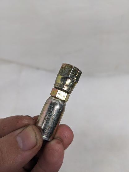 EATON 04E-604 STRAIGHT HYDRAULIC HOSE FITTING 1/4" HOSE DIAM 7/16-20 SAE NEW R13