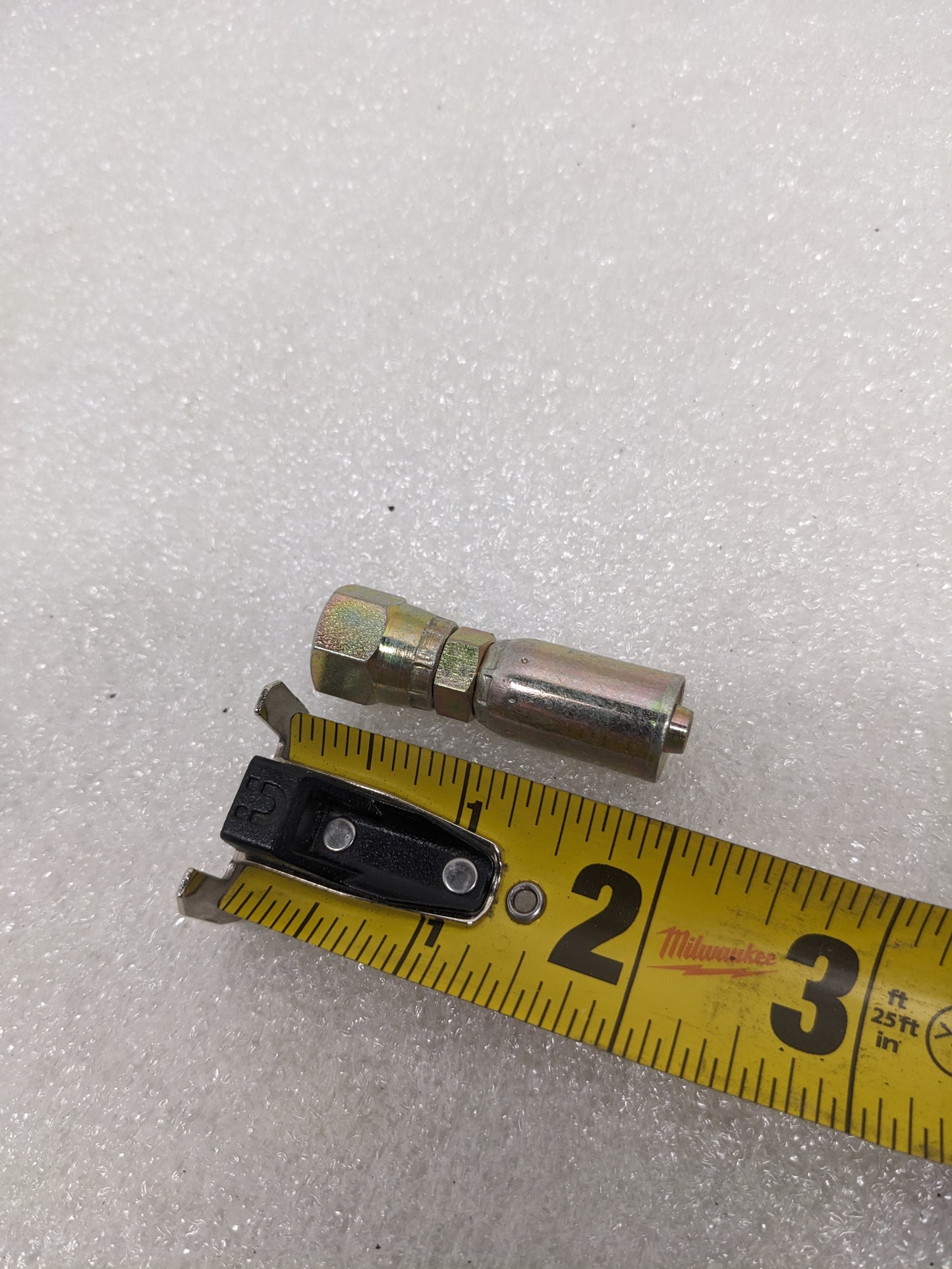 EATON 04E-604 STRAIGHT HYDRAULIC HOSE FITTING 1/4" HOSE DIAM 7/16-20 SAE NEW R13