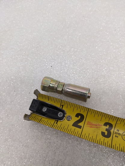 EATON 04E-604 STRAIGHT HYDRAULIC HOSE FITTING 1/4" HOSE DIAM 7/16-20 SAE NEW R13