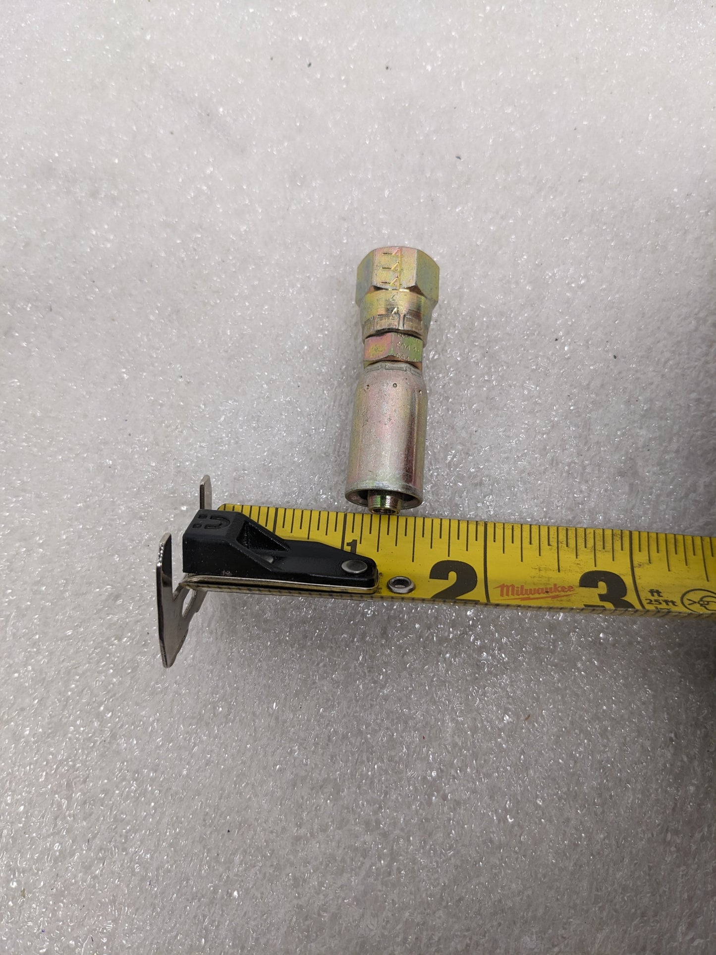 EATON 04E-604 STRAIGHT HYDRAULIC HOSE FITTING 1/4" HOSE DIAM 7/16-20 SAE NEW R13