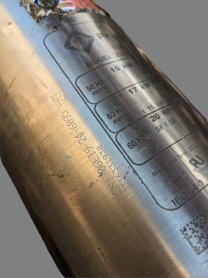 FRANKLIN ELECTRIC 2366148120 SAND FIGHTER MOTOR 20HP 460/380V 60/50HZ 3PH 3-WIRE NEW B3B2