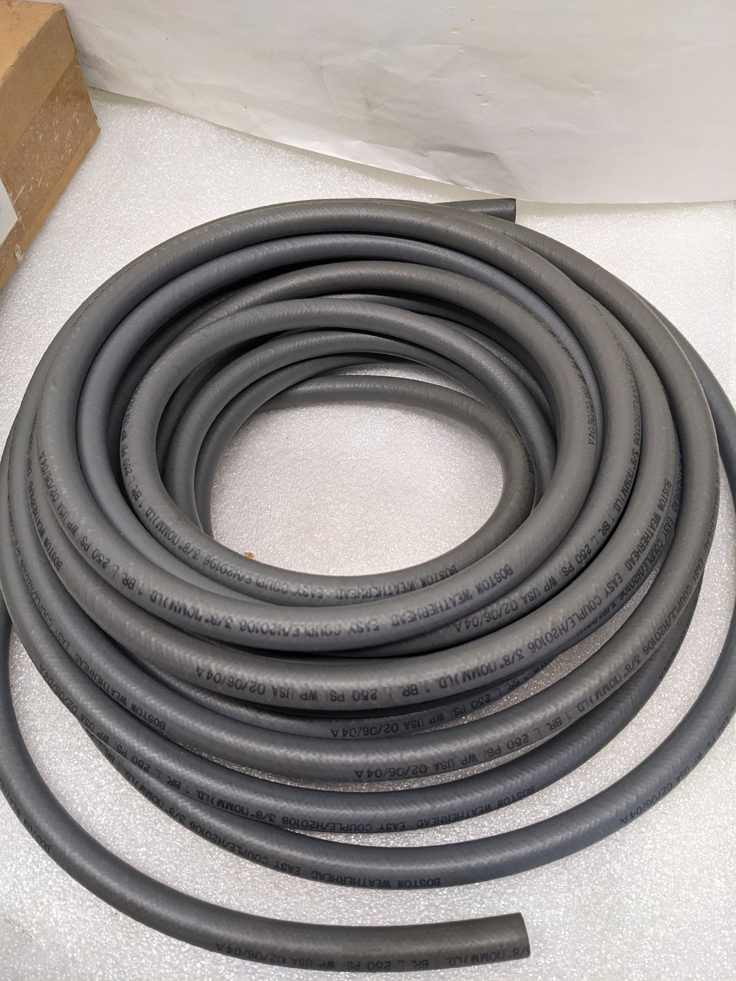 BOSTON WEATHERHEAD H20106GY EASY COUPLE 50' FUEL HOSE 3/8" NEW R3