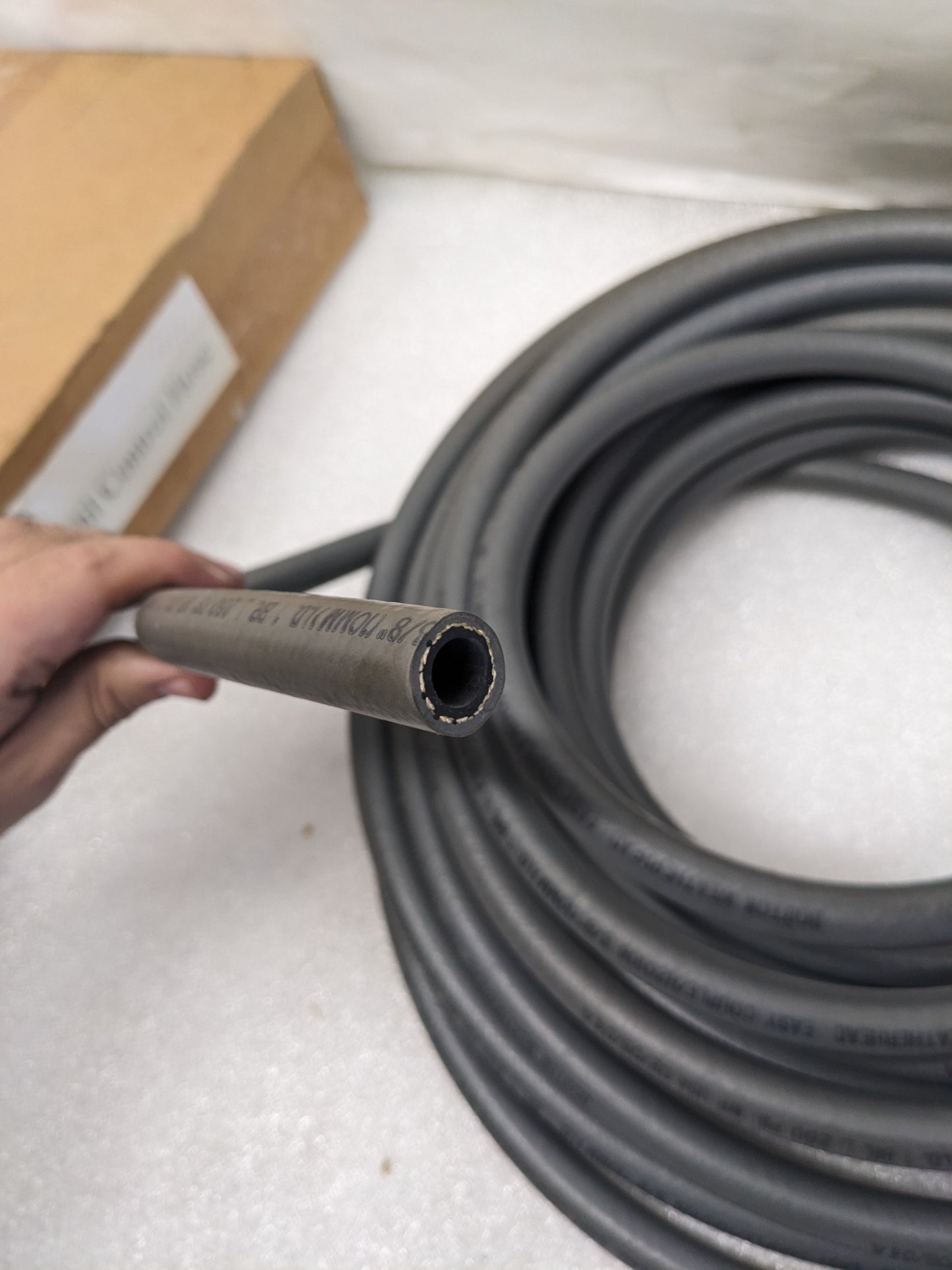 BOSTON WEATHERHEAD H20106GY EASY COUPLE 50' FUEL HOSE 3/8" NEW R3