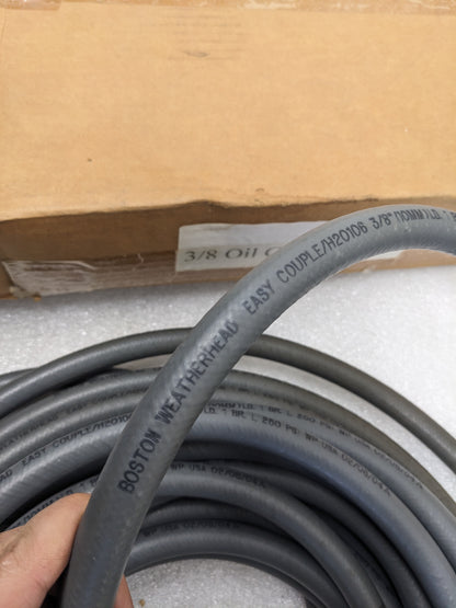 BOSTON WEATHERHEAD H20106GY EASY COUPLE 50' FUEL HOSE 3/8" NEW R3