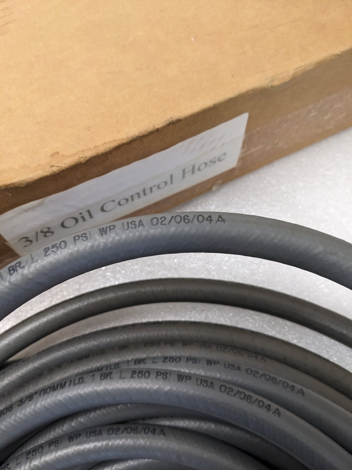 BOSTON WEATHERHEAD H20106GY EASY COUPLE 50' FUEL HOSE 3/8" NEW R3