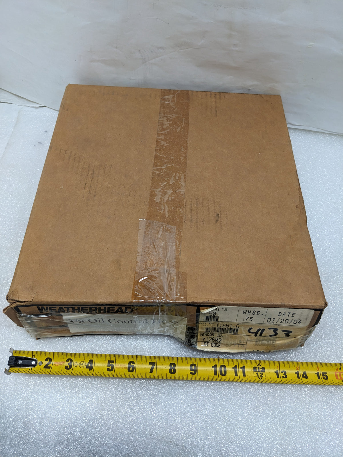 BOSTON WEATHERHEAD H20106GY EASY COUPLE 50' FUEL HOSE 3/8" NEW R3