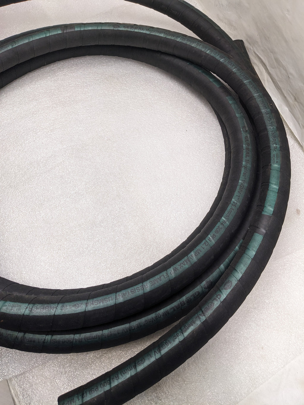 GATES 85578 16GMVX25FT GLOBAL MEGAVAC HYDRAULIC HOSE 25' OAL 1" ID 300 PSI NEW R10