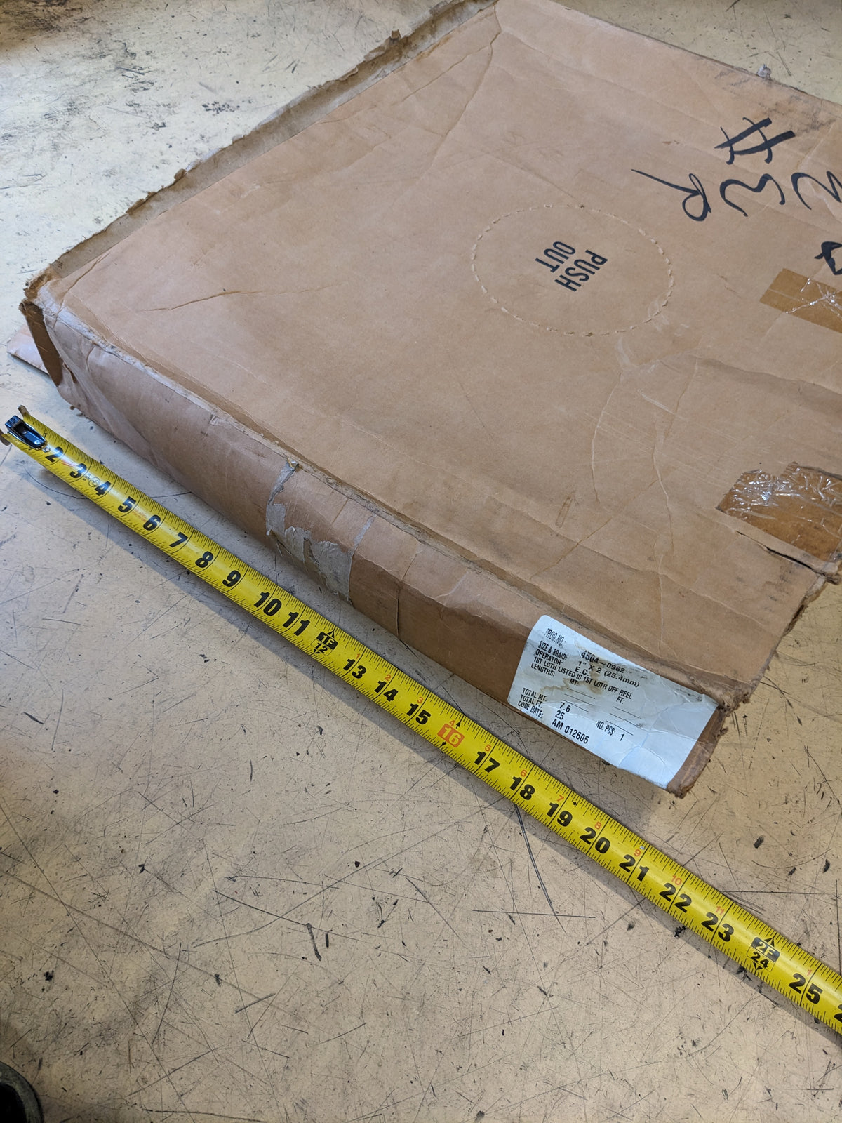 GATES 85578 16GMVX25FT GLOBAL MEGAVAC HYDRAULIC HOSE 25' OAL 1" ID 300 PSI NEW R10