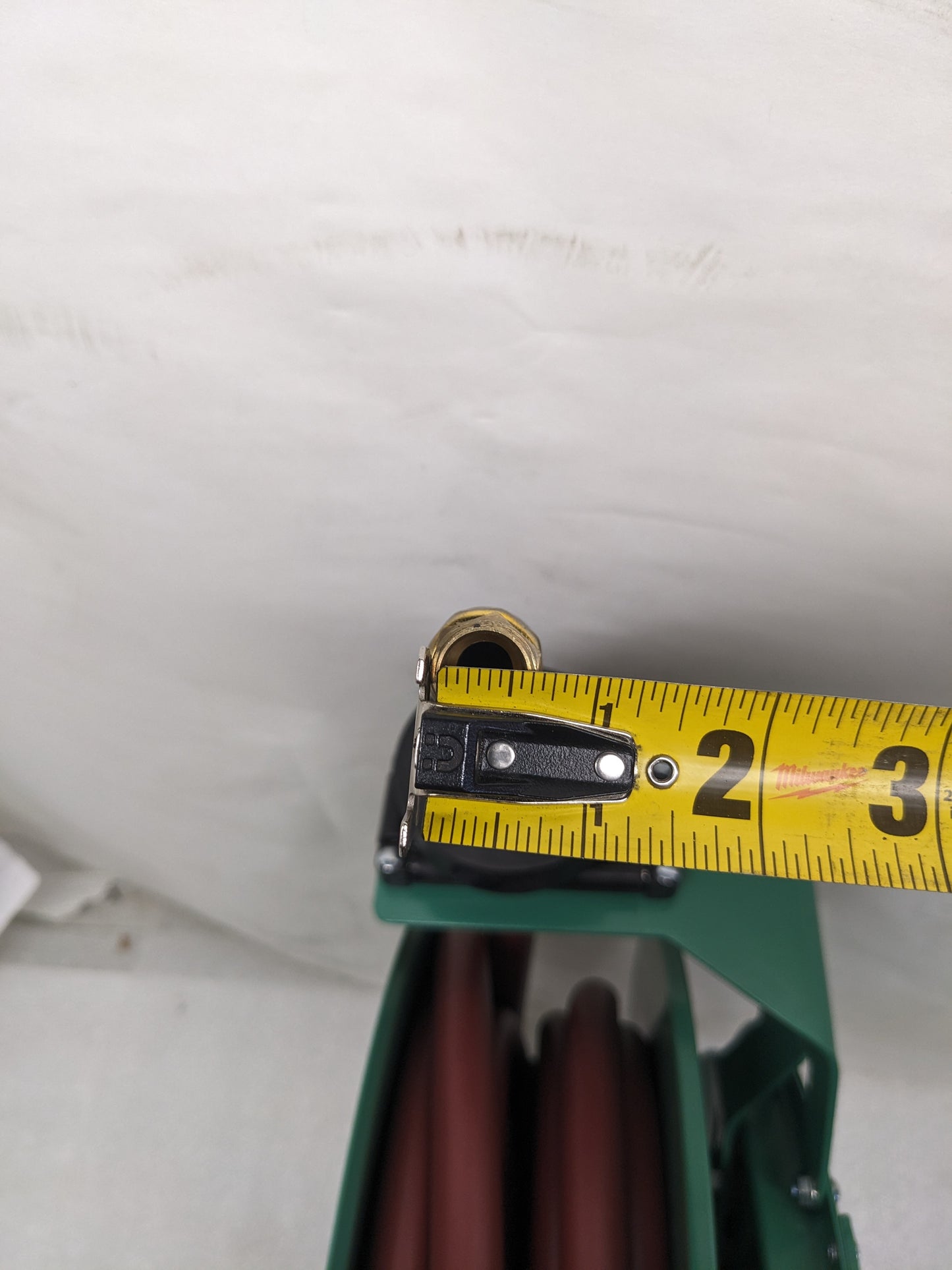 SPEEDAIRE 6NU45A 1/2"X50' SPRING RETURN AIR/WATER HOSE W/ REEL NEW B2