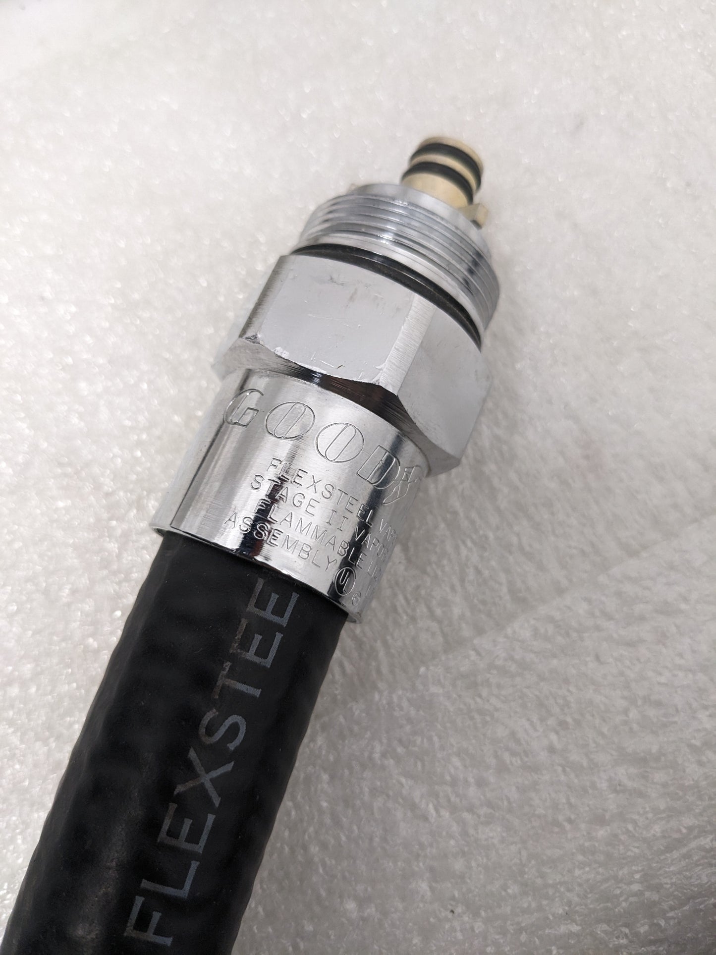 GOODYEAR FLEXSTEEL VAPOR ASSIST II 8'6" GASOLINE HOSE 3/4" ID M X MS ENDS NEW R3