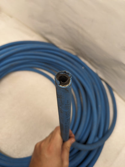 AEROQUIP FC332-06 AQP 110' SOCKETLESS TEXTILE BRAID HOSE 3/8" ID BLUE NEW R17