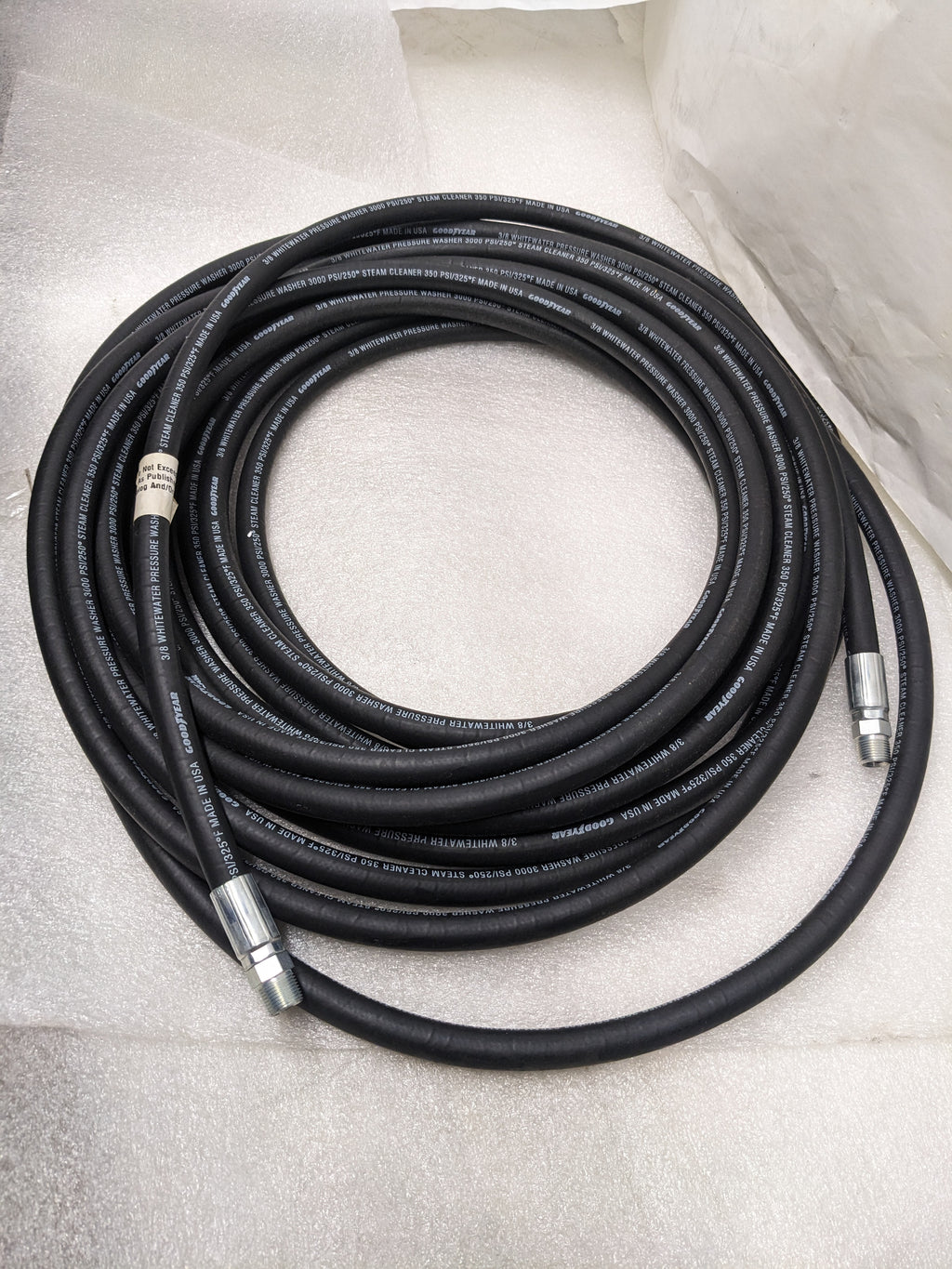 GOODYEAR 3/8"X50' WHITEWATER STEAM CLEANER HOSE 3000 PSI NEW R13