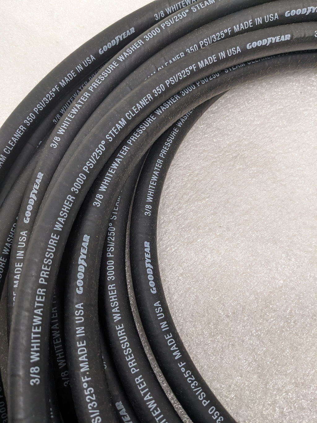 GOODYEAR 3/8"X50' WHITEWATER STEAM CLEANER HOSE 3000 PSI NEW R13