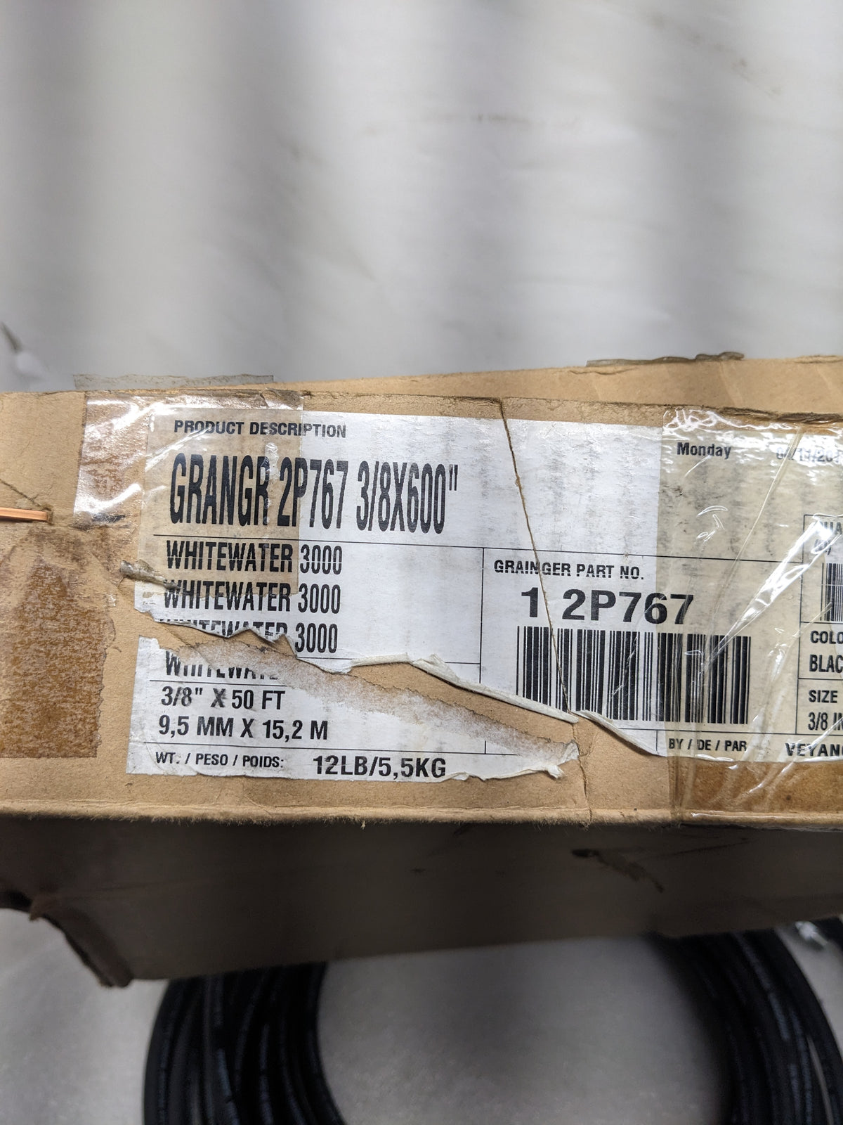 GOODYEAR 3/8"X50' WHITEWATER STEAM CLEANER HOSE 3000 PSI NEW R13