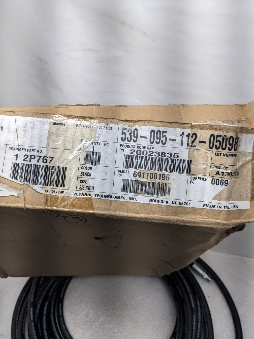 GOODYEAR 3/8"X50' WHITEWATER STEAM CLEANER HOSE 3000 PSI NEW R13
