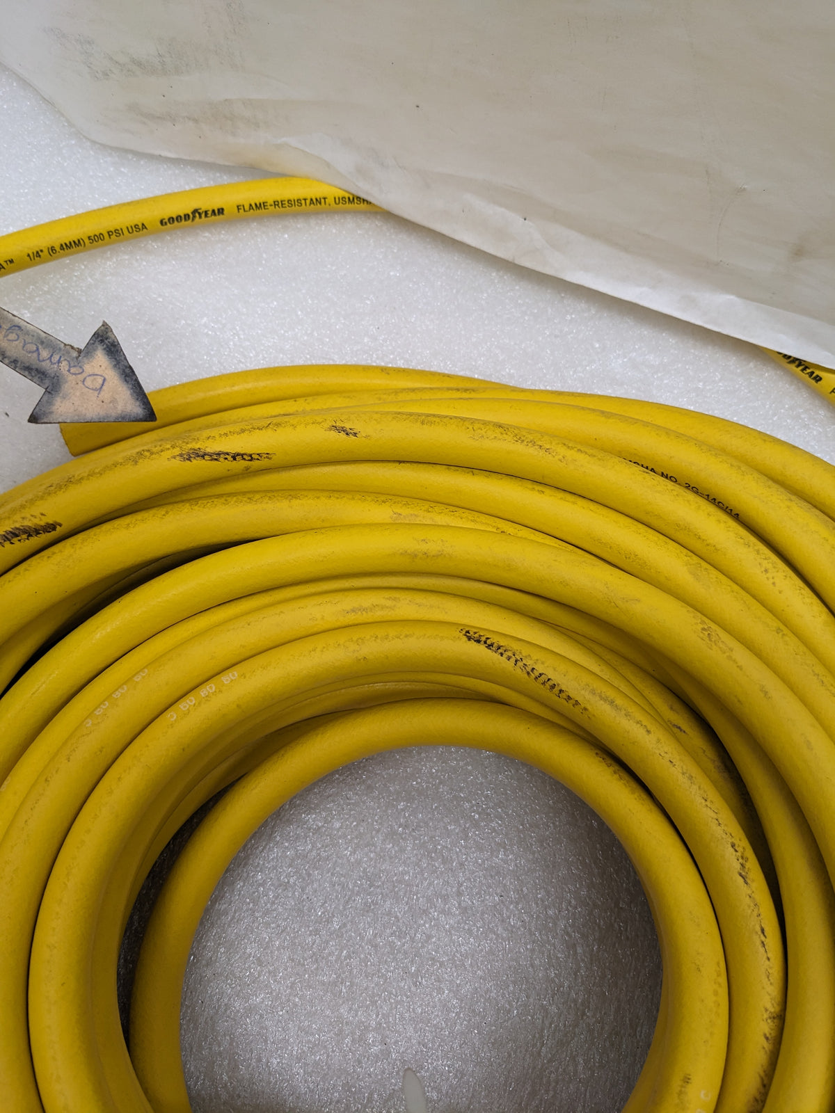 GOODYEAR 20026239 GORILLA 80' AIR/WATER HOSE 500 PSI 1/4" ID NEW R12