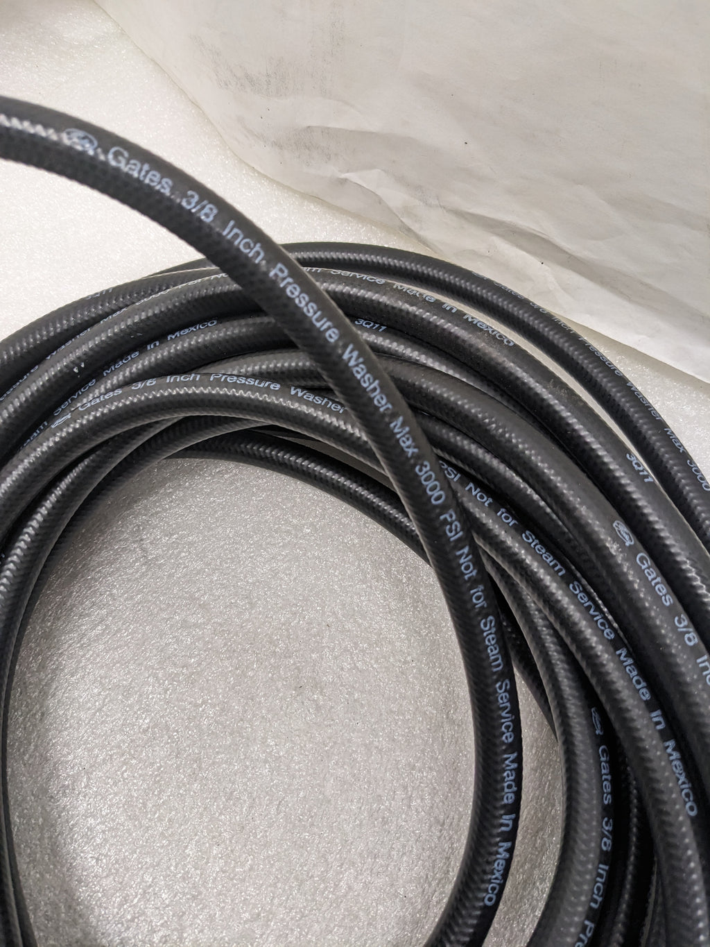 GATES PRESSURE WASHER HOSE 3/8"X40' 3000 PSI MAX NEW R12