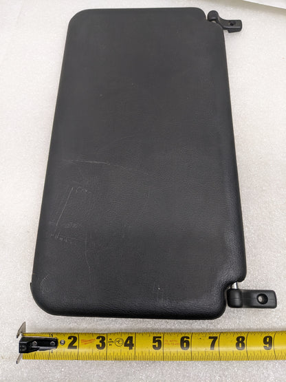PORSCHE 92873103504 SUN VISOR BLACK LEATHERETTE FOR 89-91 928 USED R20T8