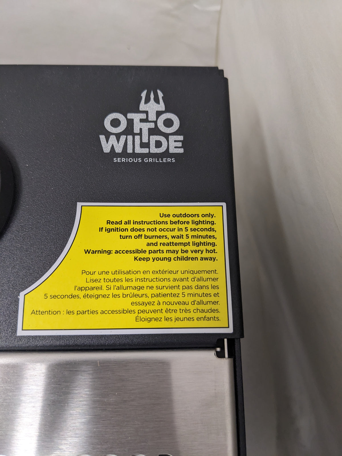 OTTO WILDE GRILLS 100011 STEAK BROILER UP TO 1500°F NEW B2