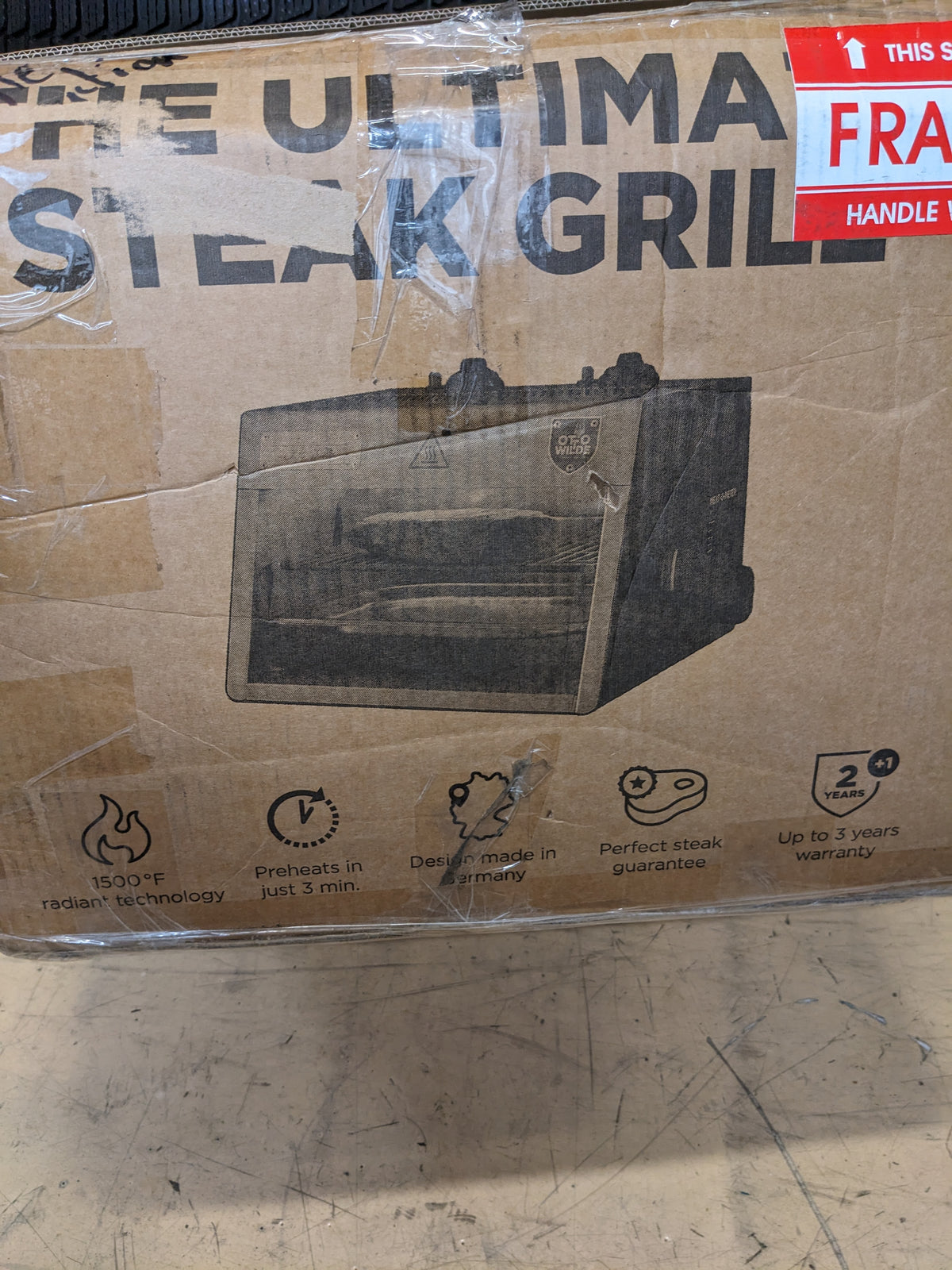 OTTO WILDE GRILLS 100011 STEAK BROILER UP TO 1500°F NEW B2