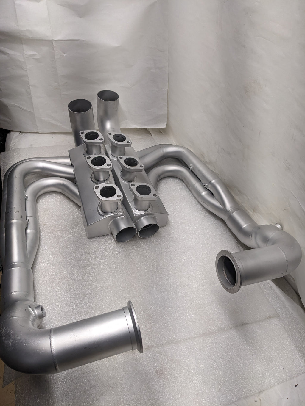 PORSCHE 911 HEADER EXHAUST KIT STAINLESS STEEL COATED V-BAND NEW B2