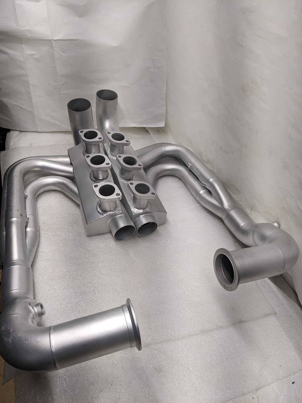 PORSCHE 911 HEADER EXHAUST KIT STAINLESS STEEL COATED V-BAND NEW B2