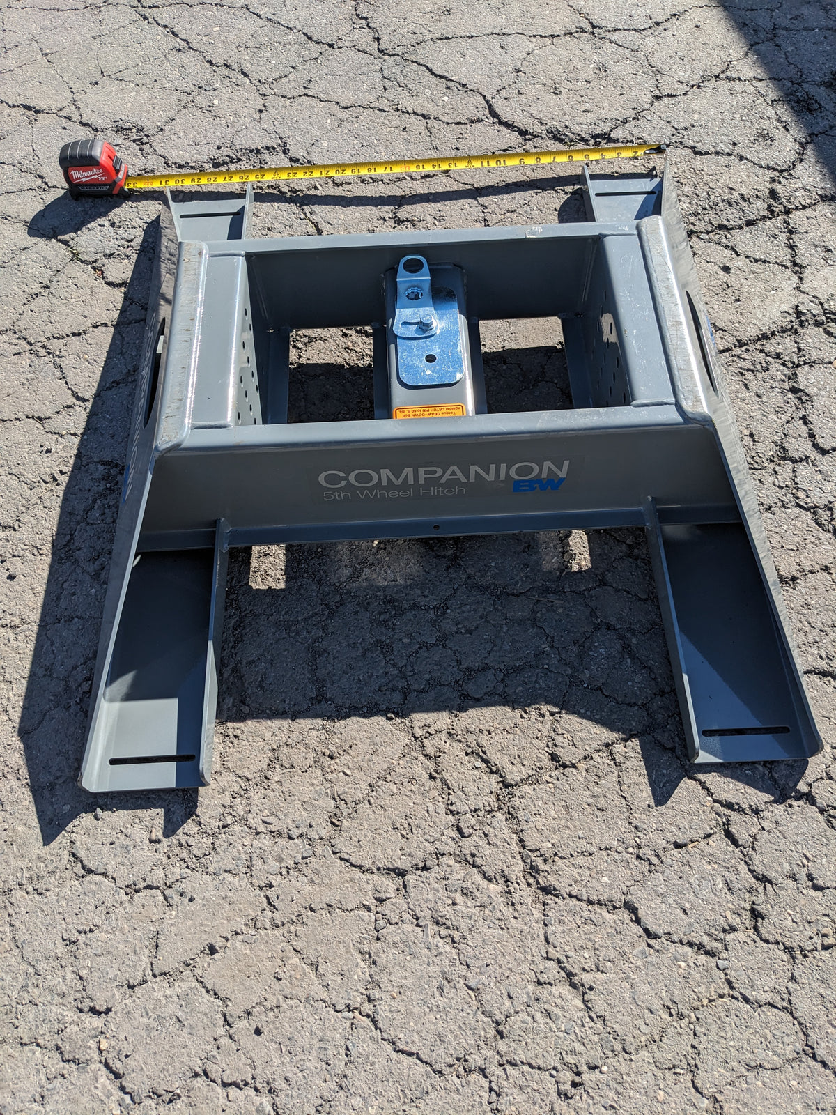 B&W RVB3500 REPLACEMENT BASE FOR COMPANION 5TH WHEEL TRAILER HITCH 20K LBS NEW B2