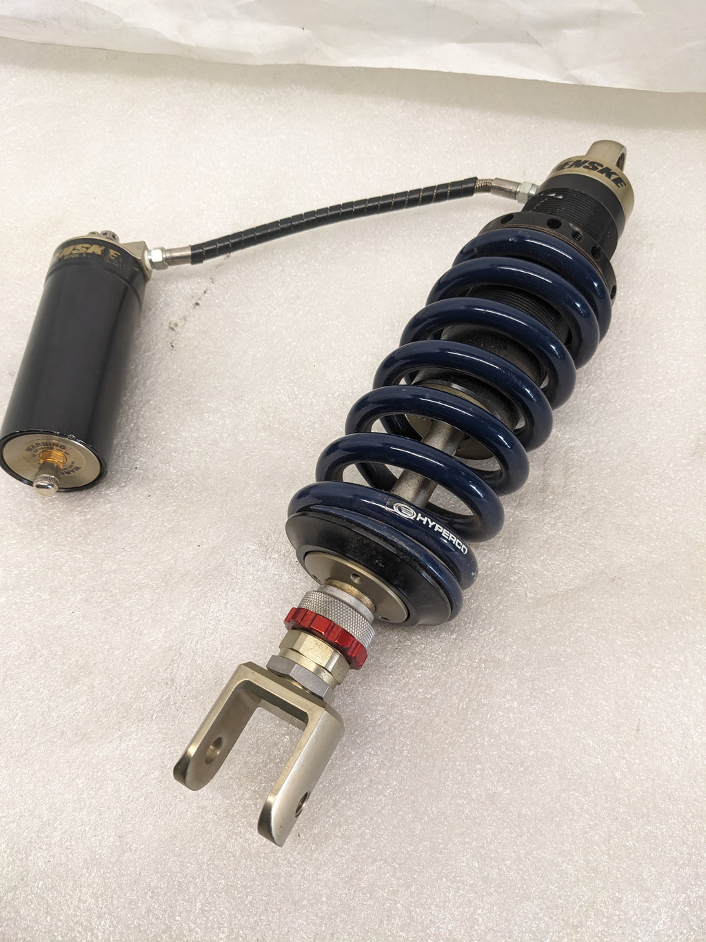PENSKE 8983 ADJUSTABLE DRAG MOTORCYCLE SHOCK W/ REMOTE RESERVOIR NEW R9