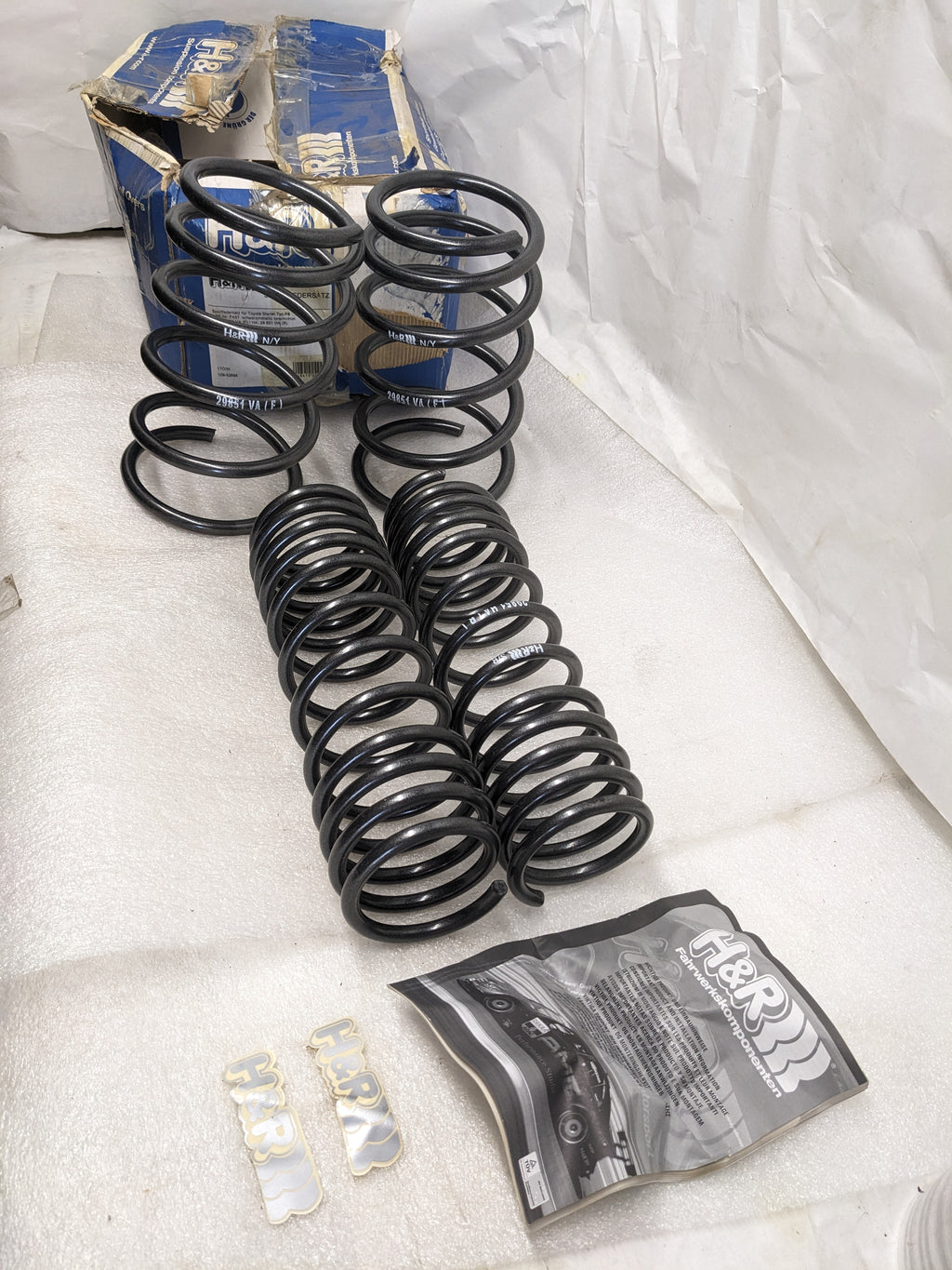 H&R 2981-1 LOWERING SPORT SPRINGS SET FOR TOYOTA STARLET NEW R15