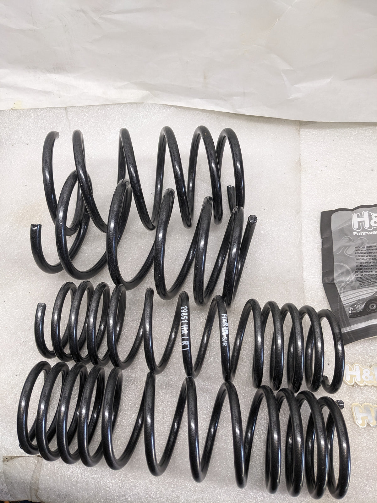 H&R 2981-1 LOWERING SPORT SPRINGS SET FOR TOYOTA STARLET NEW R15