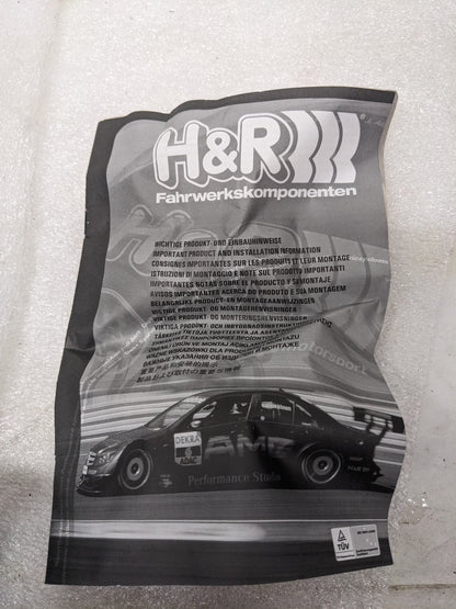 H&R 2981-1 LOWERING SPORT SPRINGS SET FOR TOYOTA STARLET NEW R15