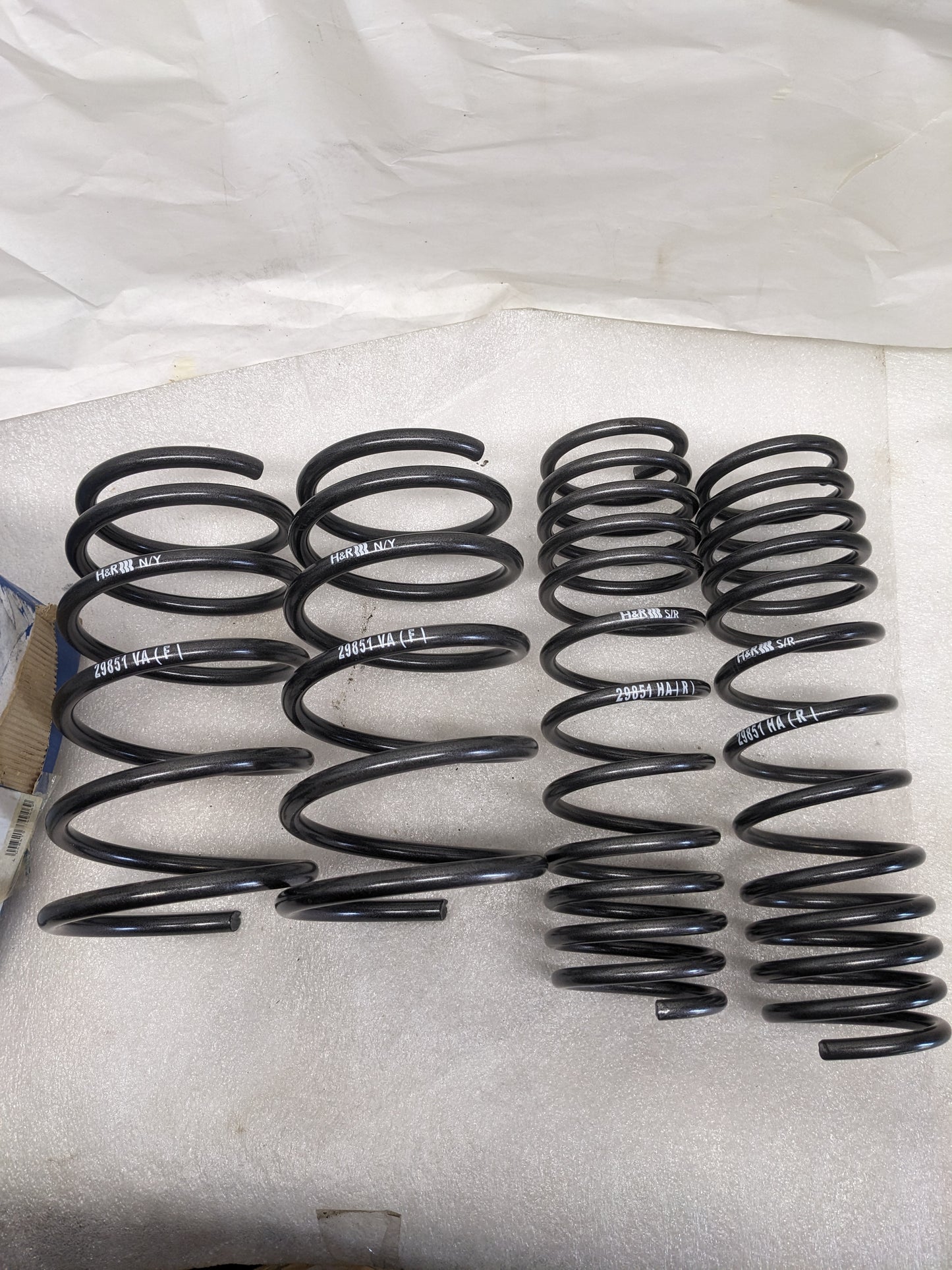 H&R 2981-1 LOWERING SPORT SPRINGS SET FOR TOYOTA STARLET NEW R15