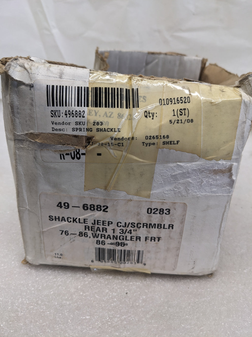 PERFORMANCE ACCESSORIES 0283 LEAF SPRING 1-3/4" LIFT HEIGHT SHACKLES ONLY NEW R9