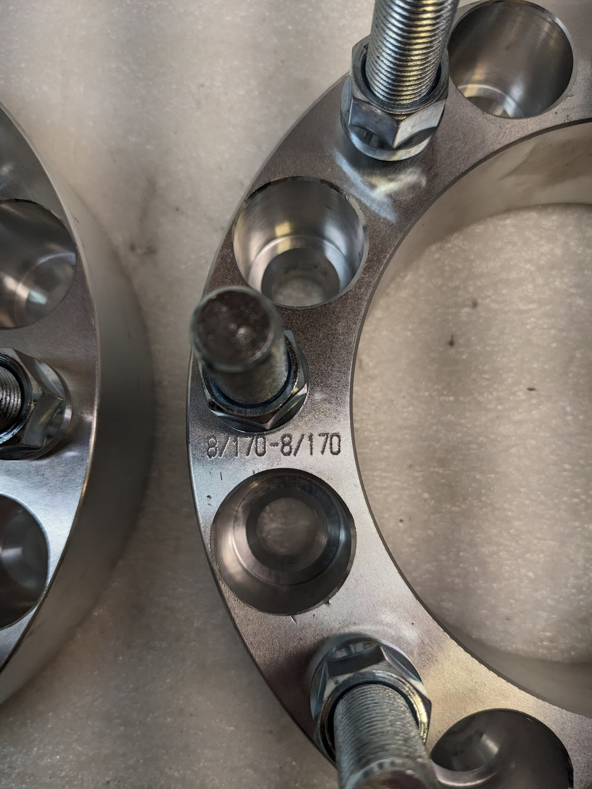 UNBRANDED WHEEL SPACER 8X170 2"THICK 14X2 STUDS (PAIR) NEW R6TB