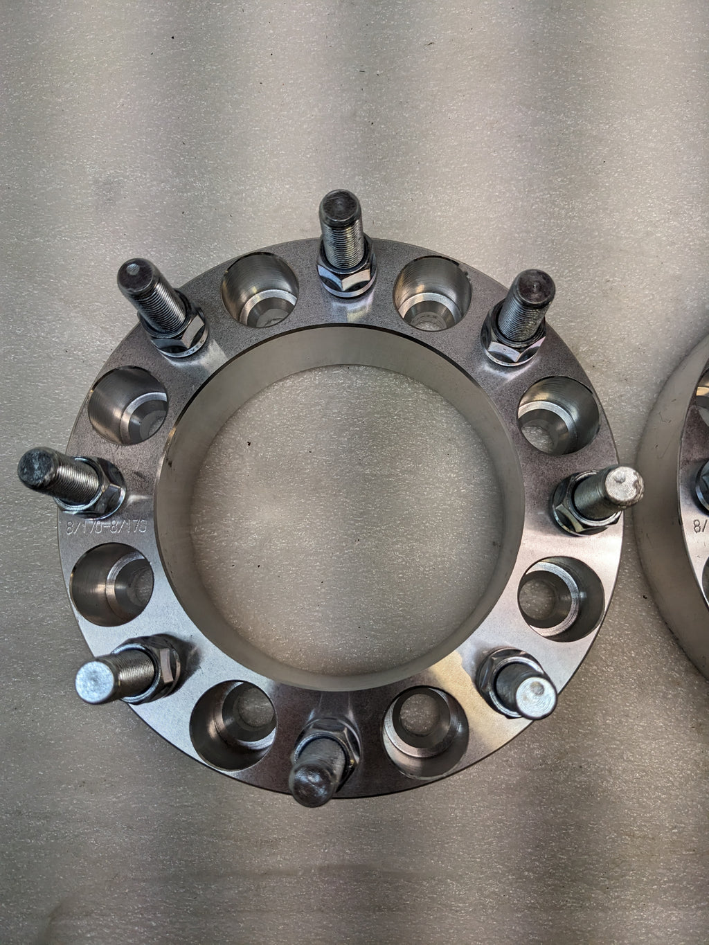 UNBRANDED WHEEL SPACER 8X170 2"THICK 14X2 STUDS (PAIR) NEW R6TB