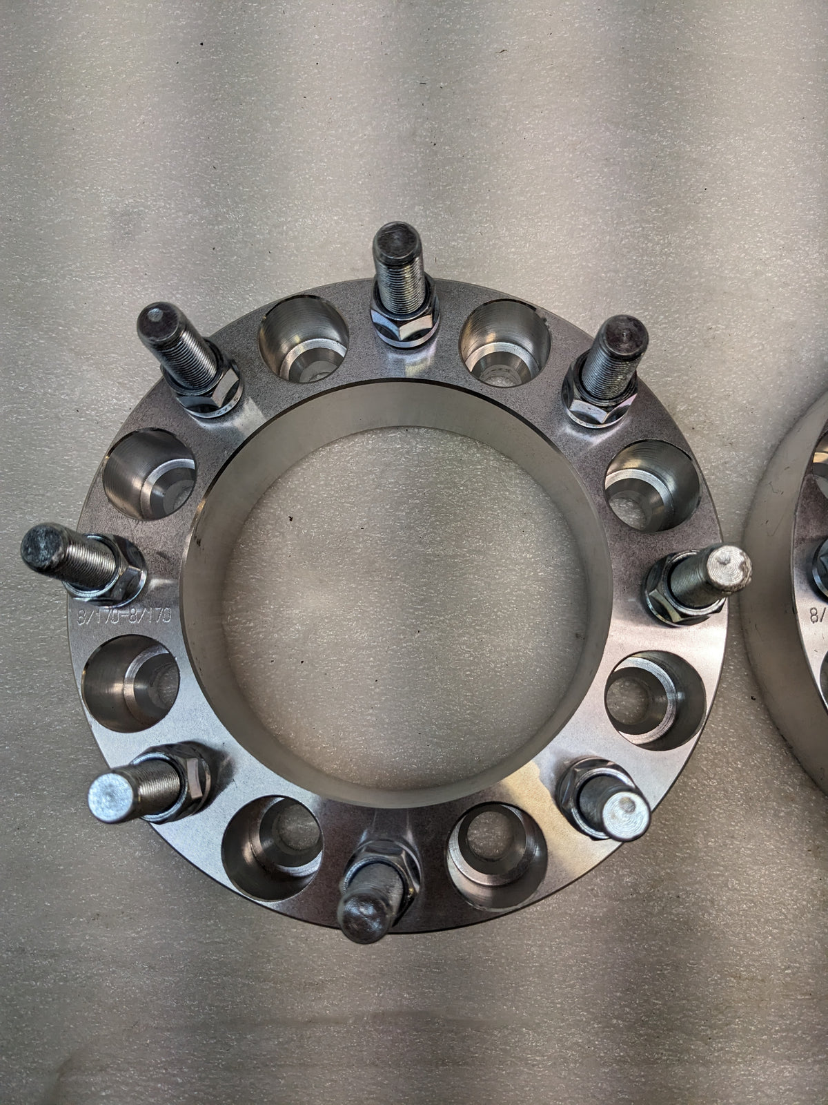 UNBRANDED WHEEL SPACER 8X170 2"THICK 14X2 STUDS (PAIR) NEW R6TB
