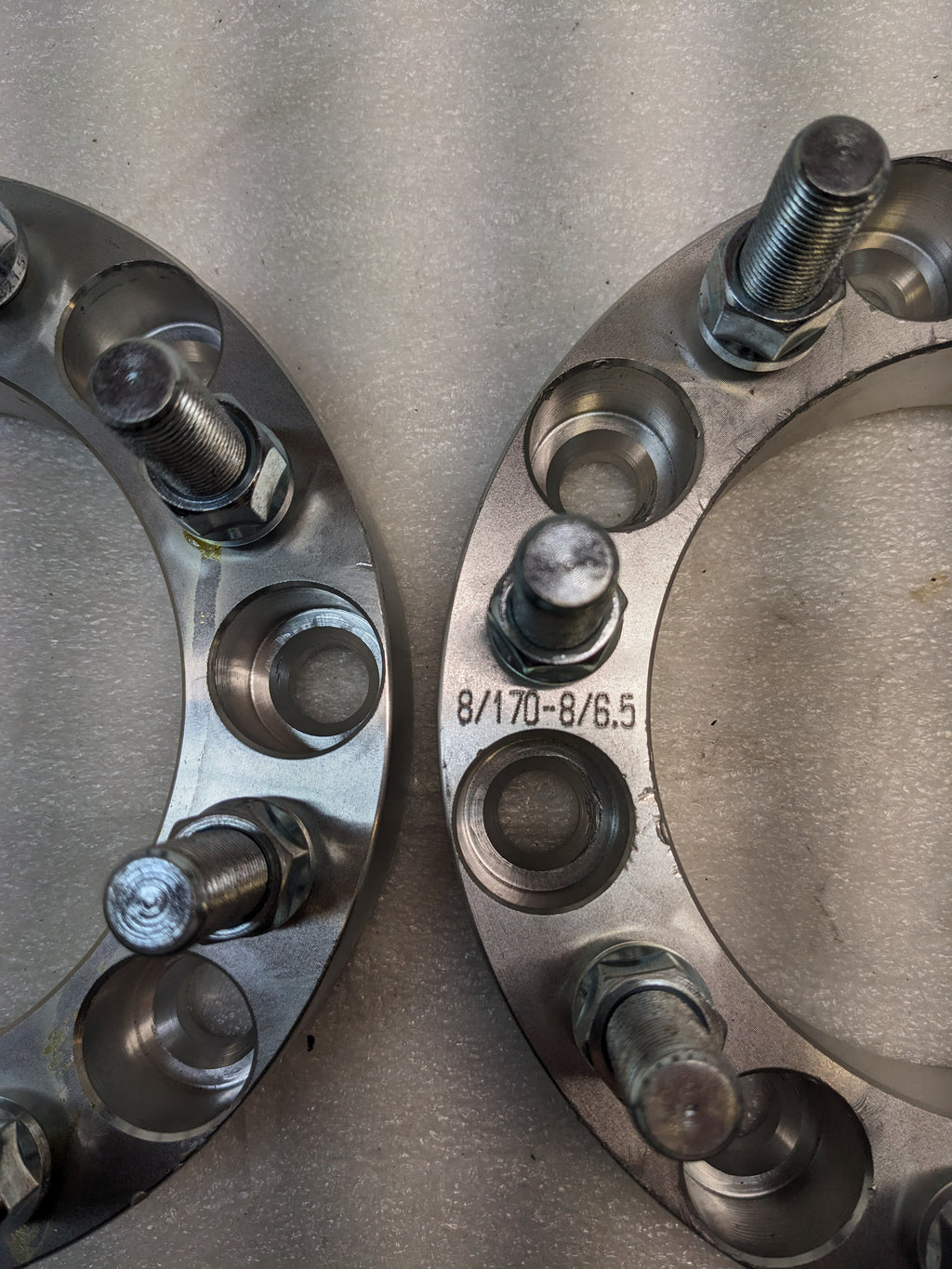 UNBRANDED WHEEL SPACER 8/170-8/6.5 1.5"THICK (PAIR) NEW R6TH